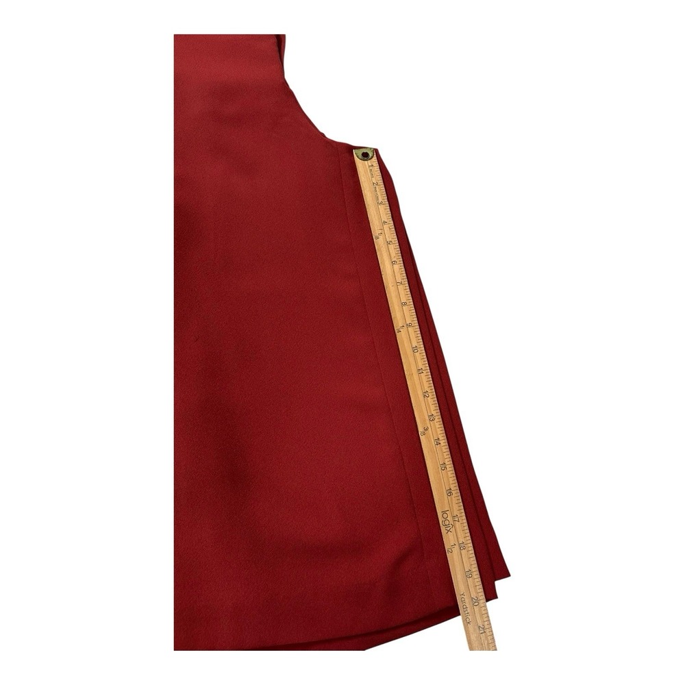 Anthropologie Rust Red Cropped Wide-Leg Pants - Picture 12 of 15